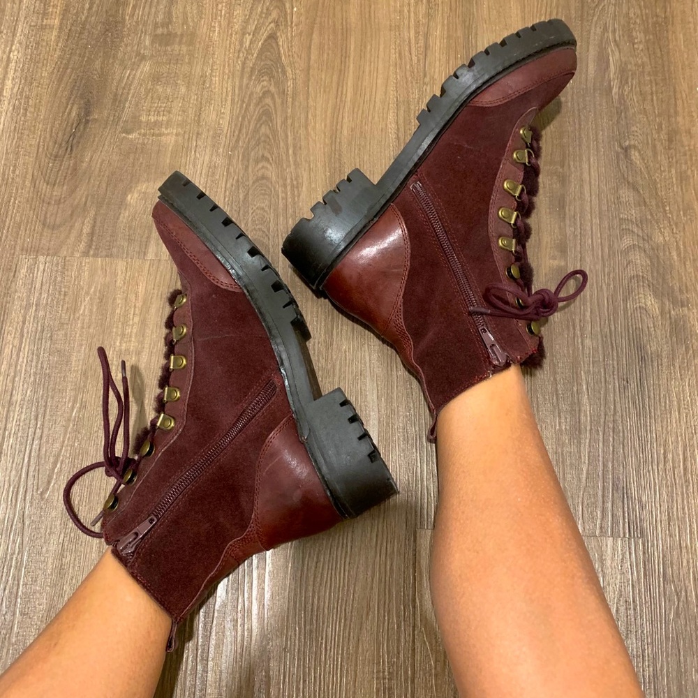 Lucky Brand Fur Booties